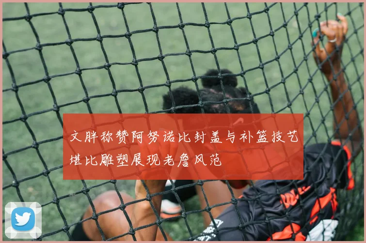 文胖称赞阿努诺比封盖与补篮技艺堪比雕塑展现老詹风范